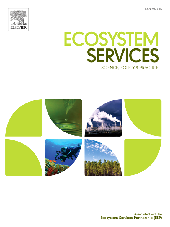 Go to journal home page - Ecosystem Services
